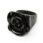 Кольцо *Черная роза*